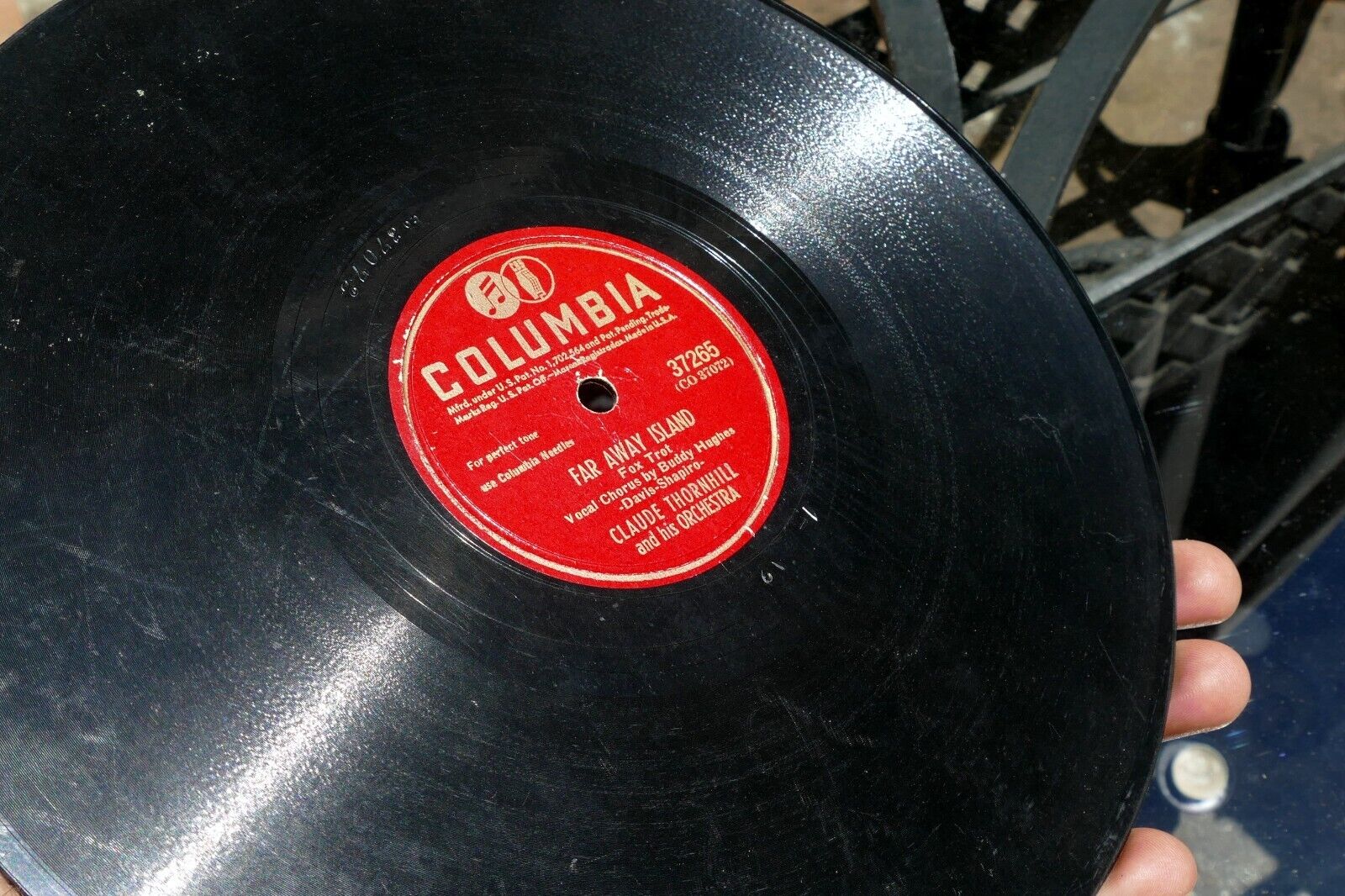 10" Claude Thornhill And His Orchestra Far Away Island Why Did Fall 37265 1947