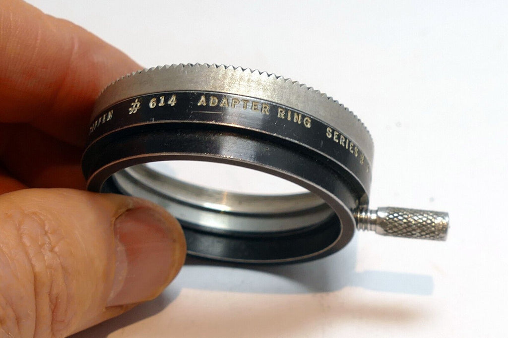 39mm to 44.5mm series VI 6 holder adapter w/ retaining ring # 614 - slip on type