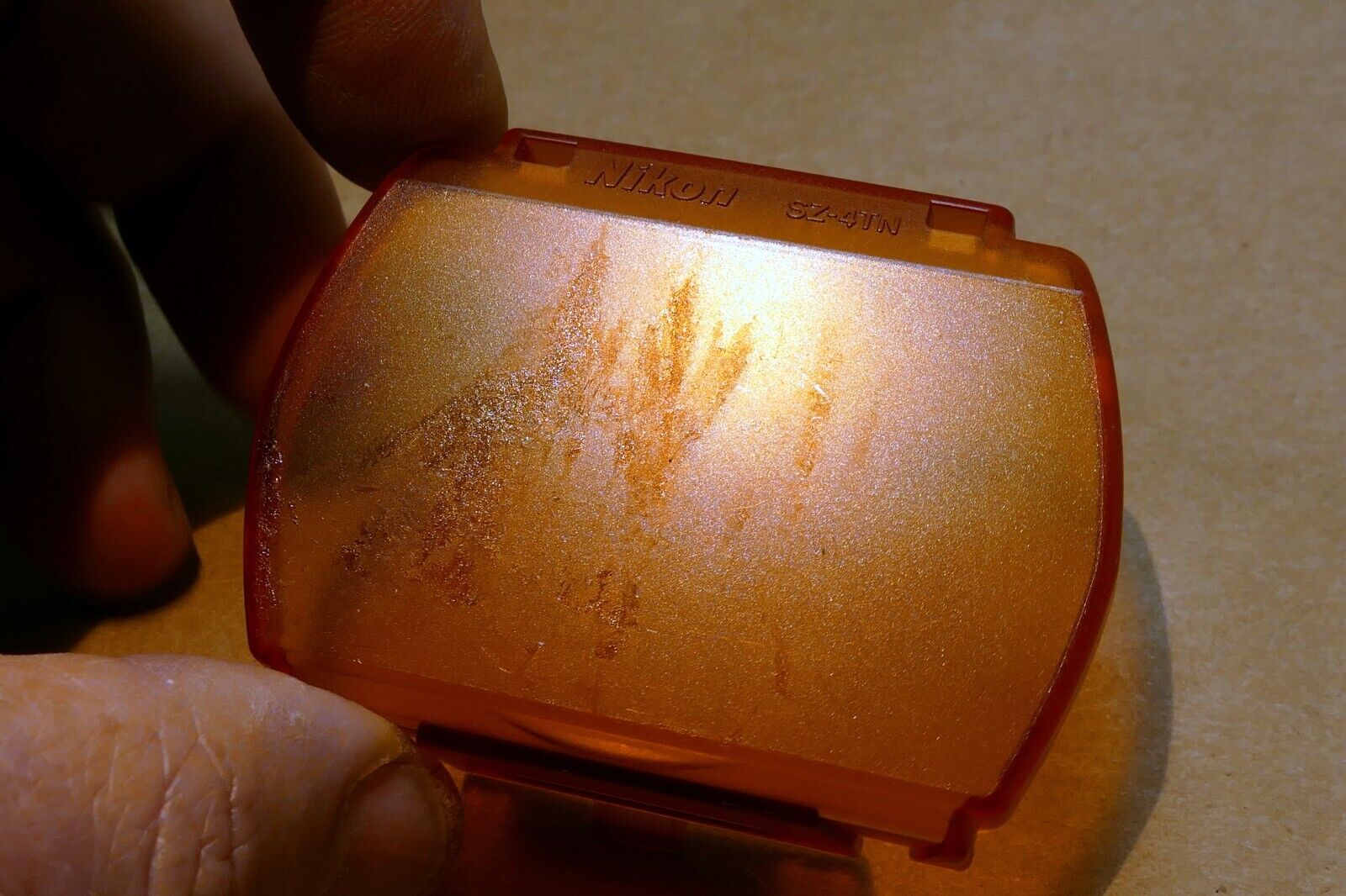 Nikon SZ-4TN Amber warming color Filter for SB5000 Flash Original OEM