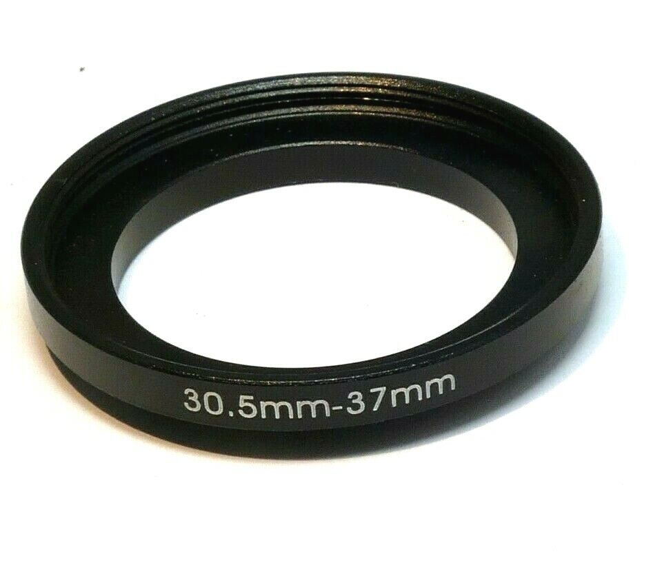 30.5mm to 37mm Step-Up ring Metal adapter  double threaded lens