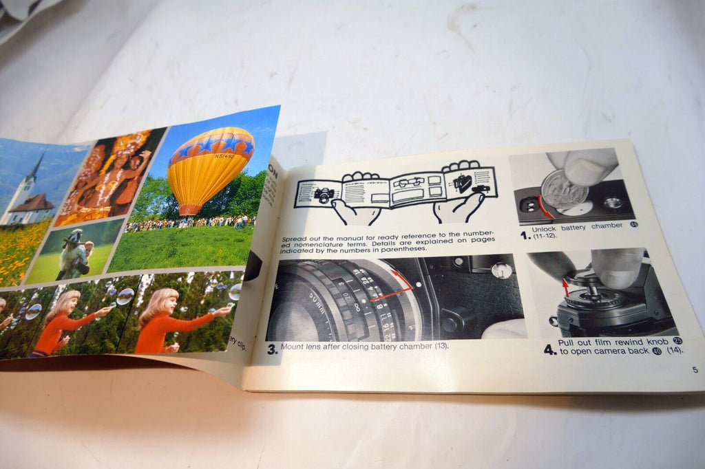 Nikon EM Camera Instructions manual guide English EN - vintage