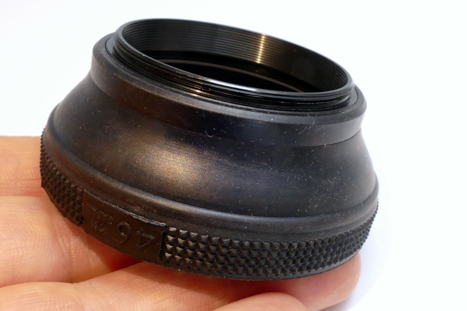 46mm Collapsible Rubber Lens Hood Made screw in type collapsible