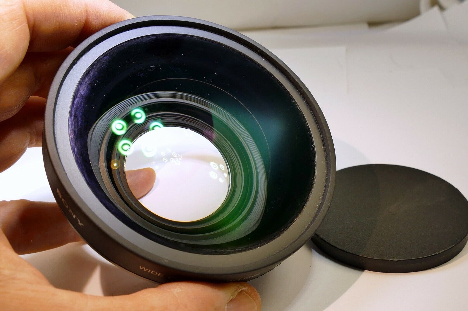 Sony Wide Angle Conversion Lens x0.7 VCL-HG0758 AUX 58mm rim Genuine OEM