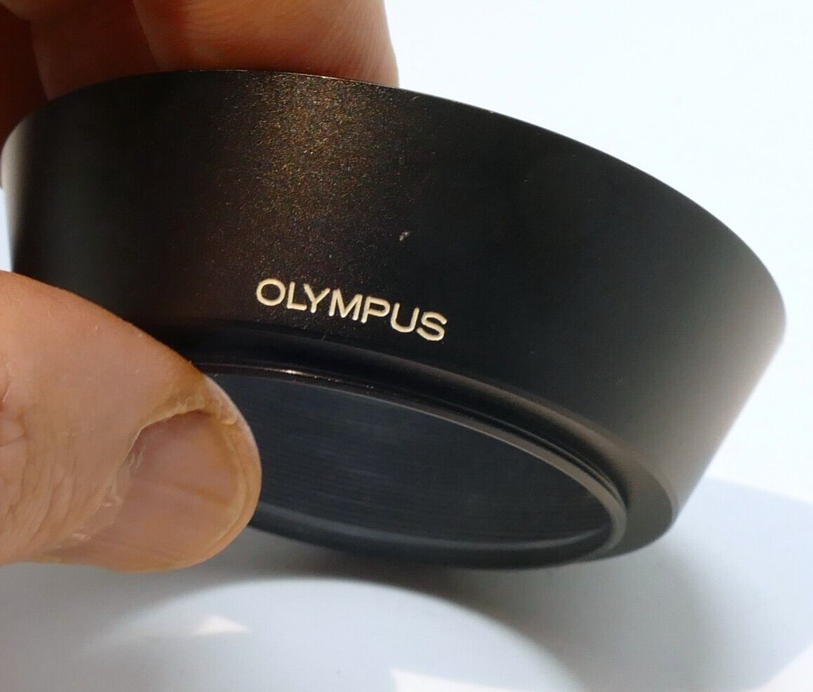 49mm Olympus OM 28mm f2.8 f3.5 lens Metal hood shade for - OEM Genuine Zuiko