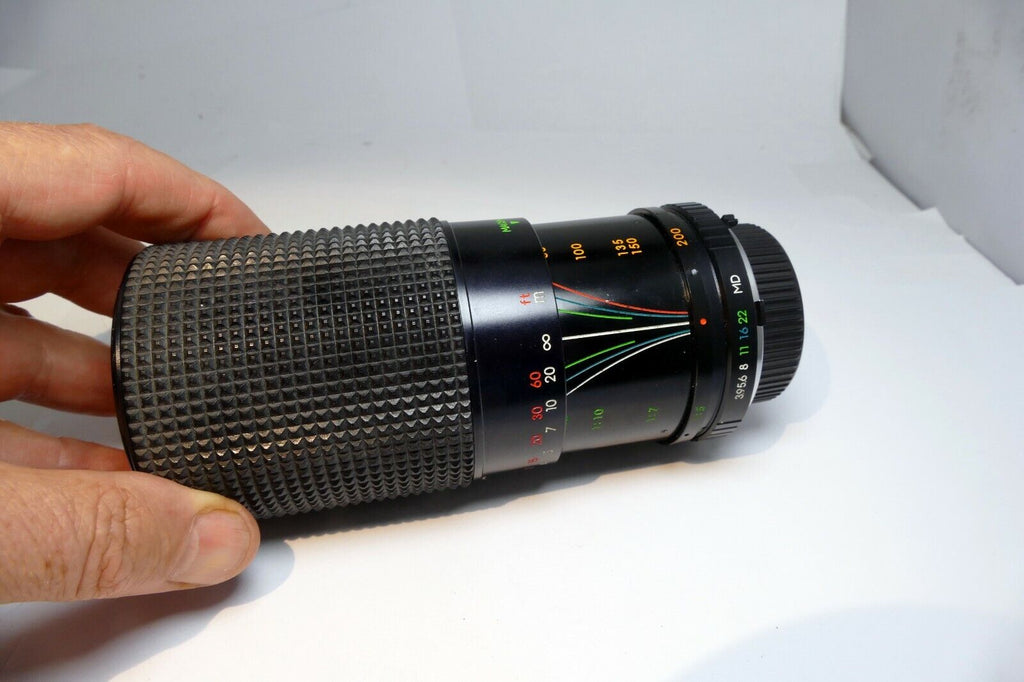 Albinar ADG 80-200mm f3.9 Minolta MD lens mount telephoto  manual focus zoom