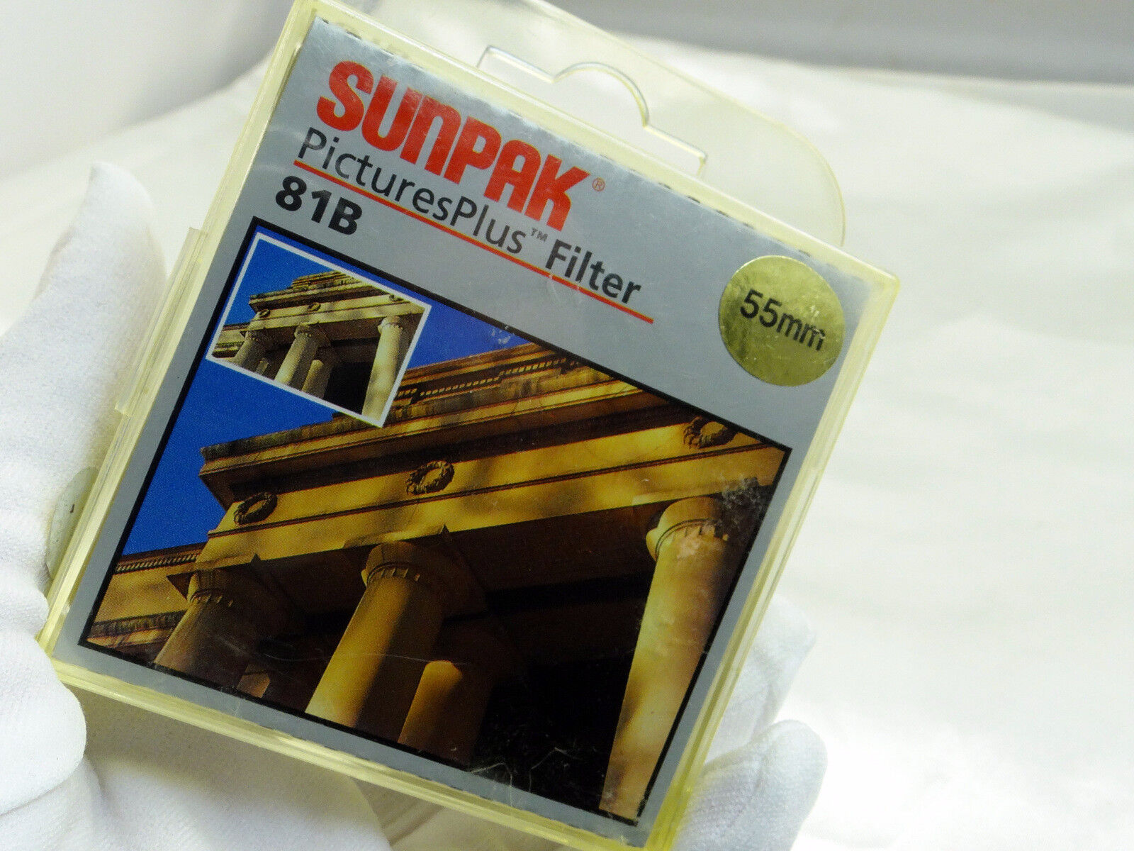 Sunpak 55mm 81B warming collor Correction Camera Lens Filter - Boxed