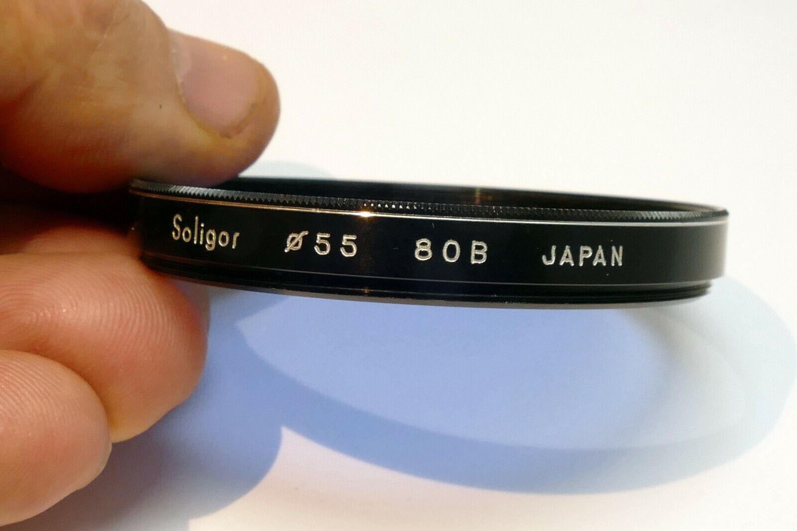 Soligor 55mm Filter 80B Color Conversion blue cooling made in Japan