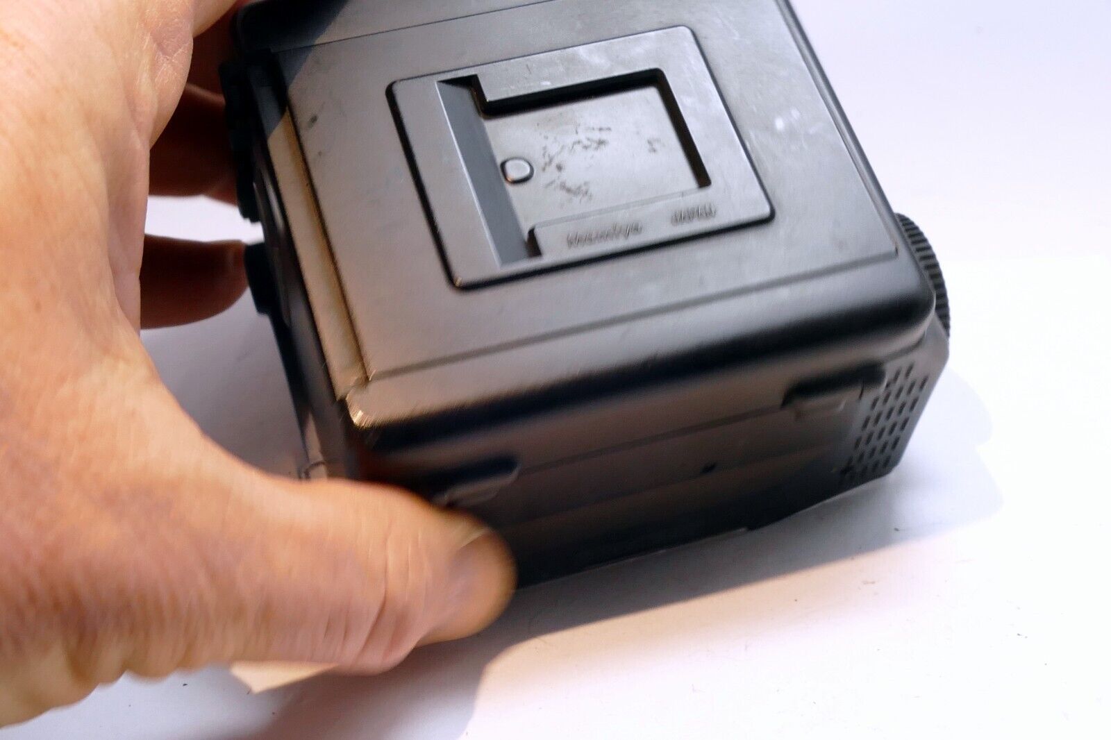 Mamiya 645 Pro / Super / TL Camera Late 120 Film Back Blue Tab AS IS