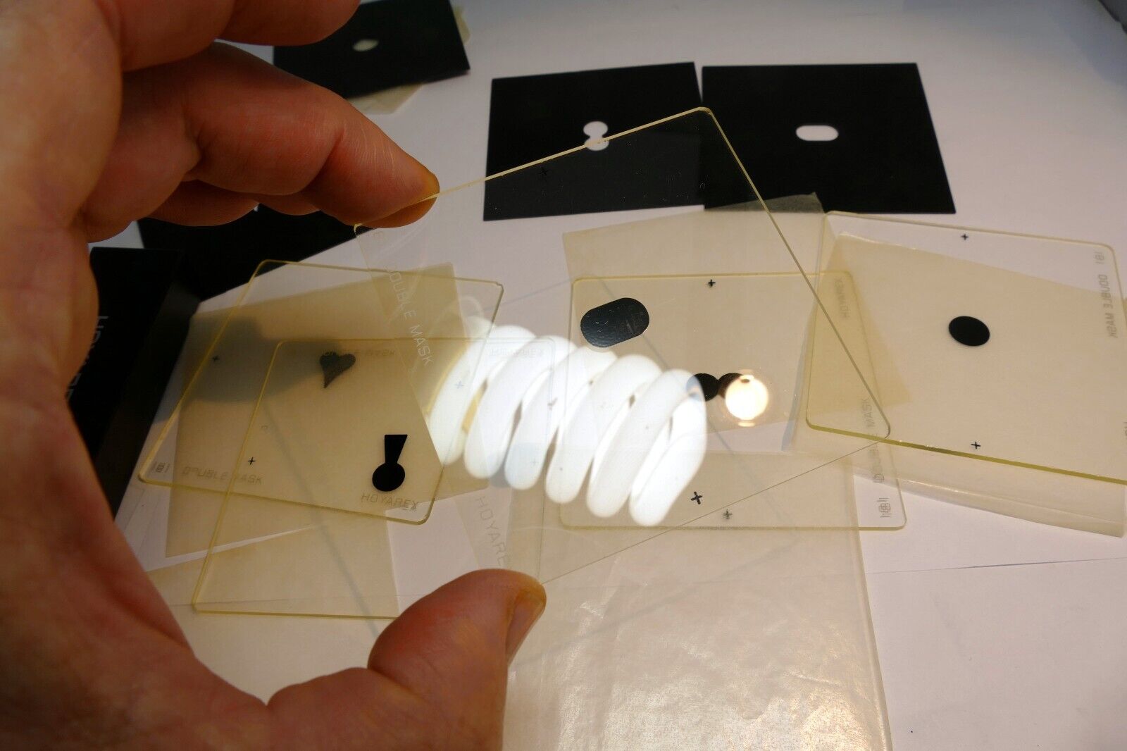 181 Hoyarex double mask creative system Filter set  76X76mm square drop in