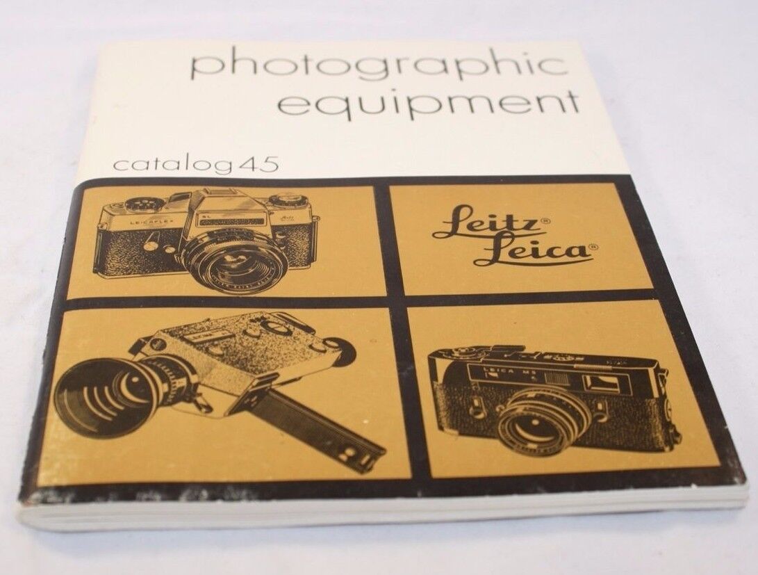 Leica Leitz Photographic Equipement Catalog No.45 (EN) 6103057 vintage
