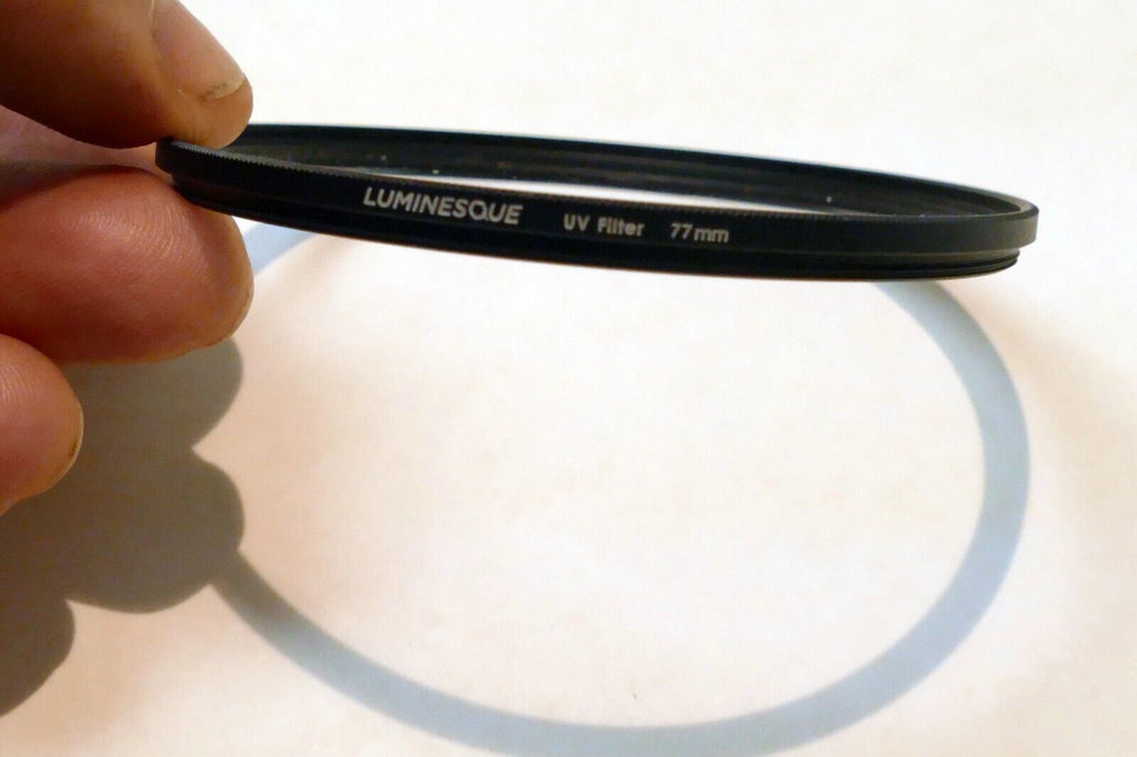 Luminesque 77mm UV  Filter low slim profile for wide angle lenses ultra compact