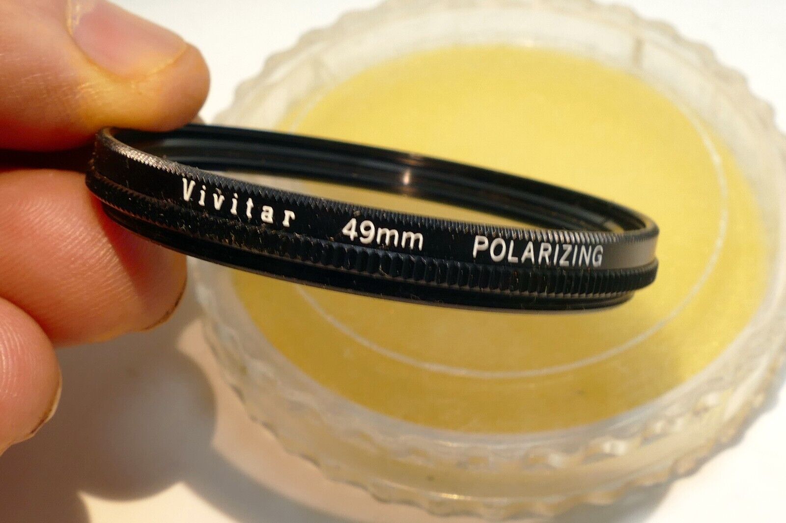 Vivitar 49mm PL Polar Filter Low Profile Thin linear polarizer