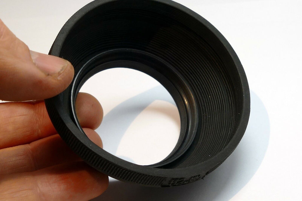 52mm Rubber Lens Hood Shade screw in type collapsible double threaded