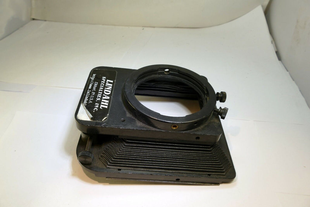 Lindahl Bellows lens Hood 31.1325 Bell-O-Shade Single 3X3 filter slot CF HASS