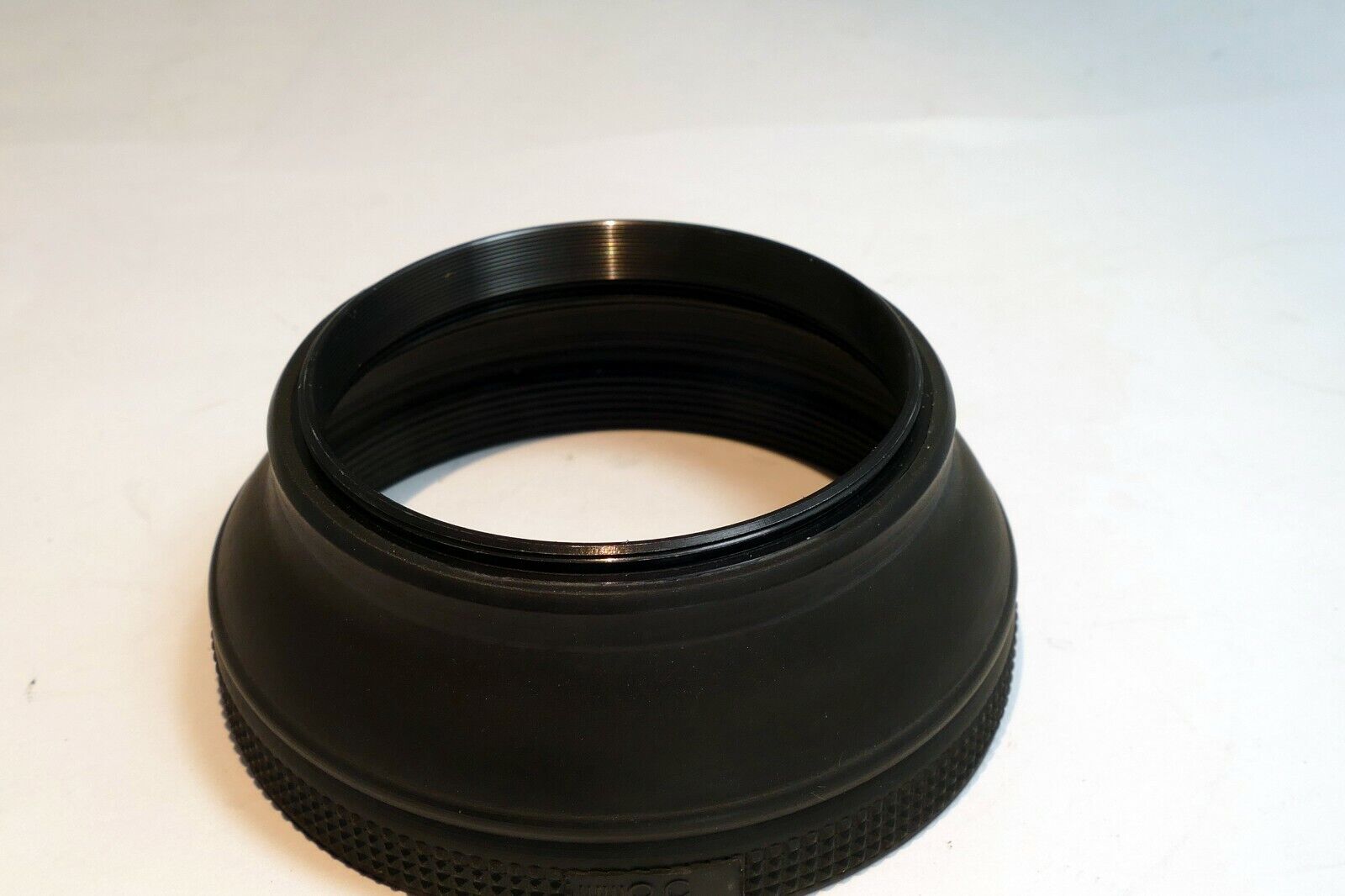 58mm Rubber Hood shade collapsible for telephoto  & normal double threaded Japan