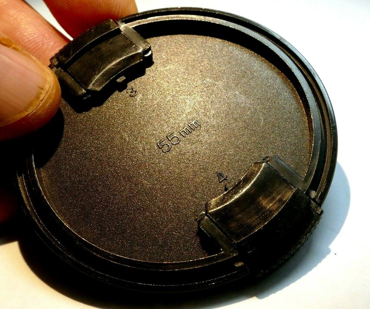 55mm Front Cap Plastic  snap on vintage black  for f2.8 f3.5 28mm 35mm