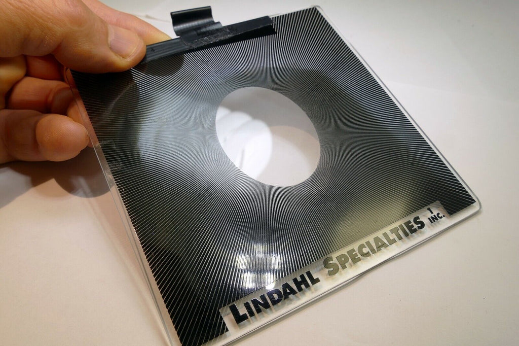 Lindahl 4.5X4.5" Center Spot Radial Neutral Density Vignette Glass Filter 