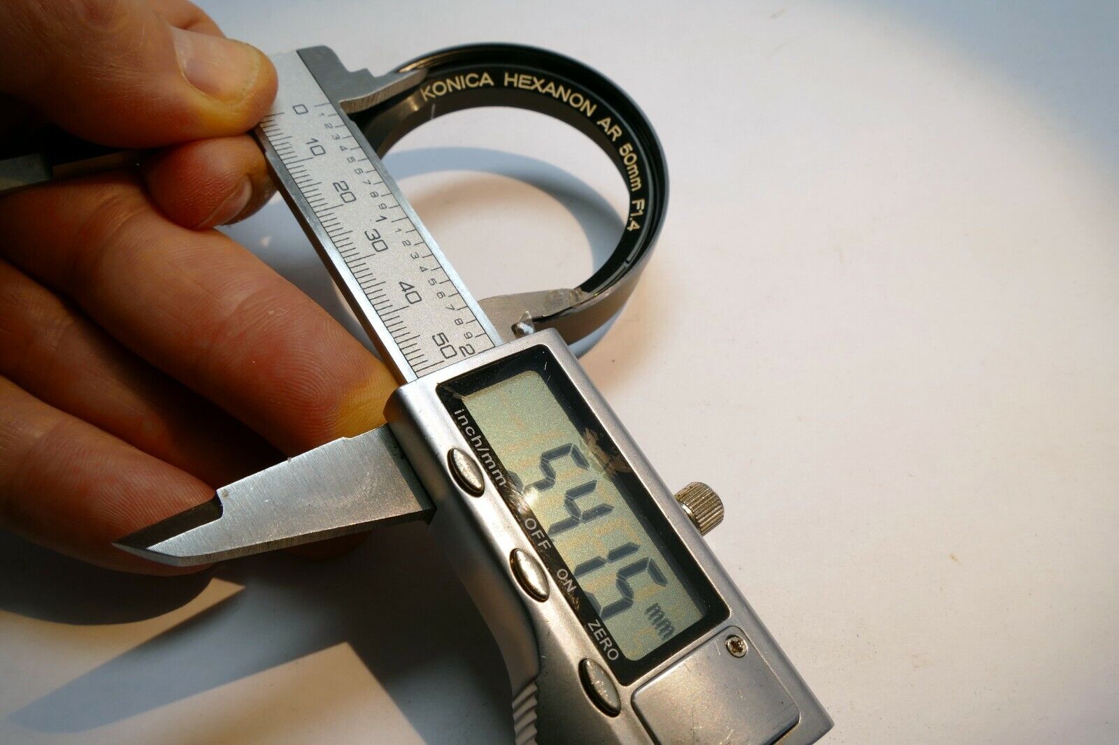 Konica Hexanon AR 50mm f1.4 Lens decal logo (ring only) 55mm