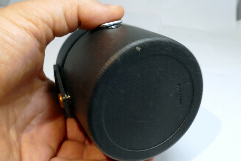 Konica Hexanon  28mm f3.5 AR empty  Hard case for lens genuine vintage