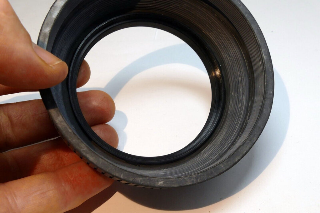 72mm rubber lens hood  collapsible double threaded  telephoto 300mm 400mm