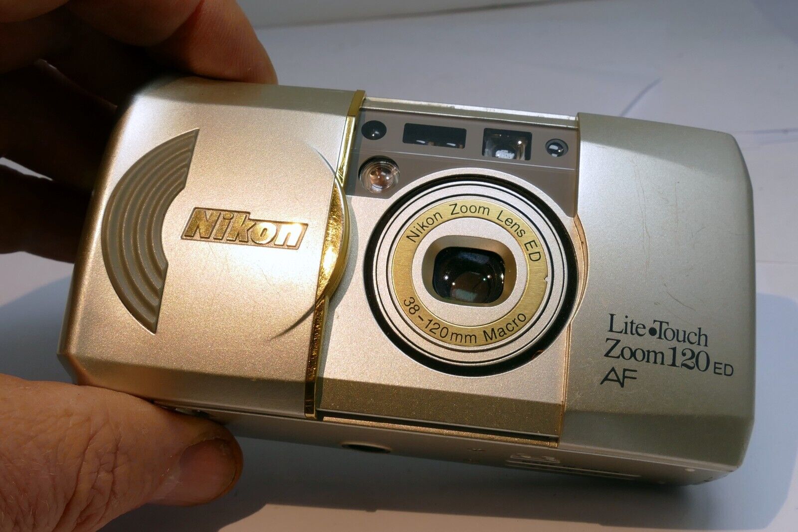 Nikon Lite Touch Zoom 120 ED AF Film Camera - Untested AS IS as found