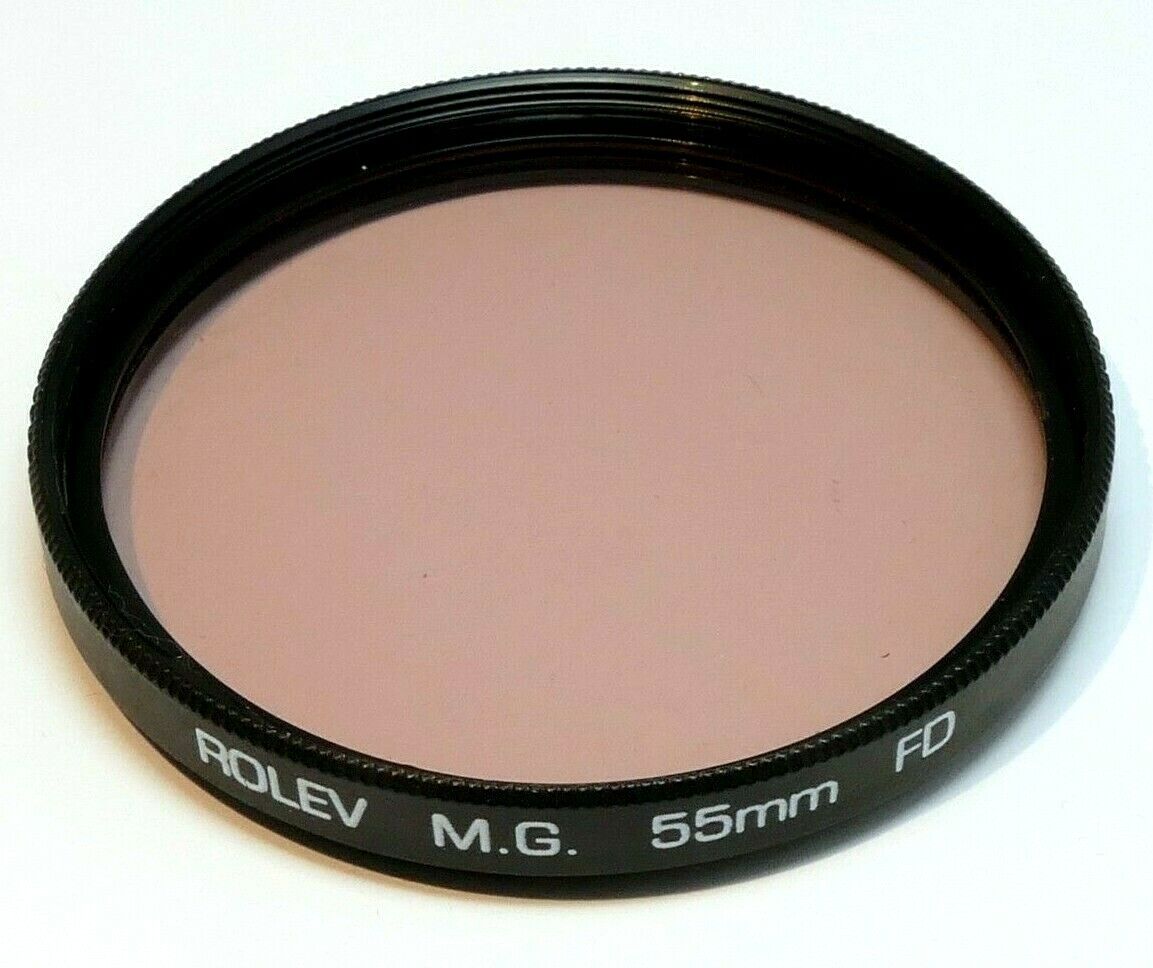 Rolev  55mm Filter M.G.  FL-D fluorescent to  daylight conversion