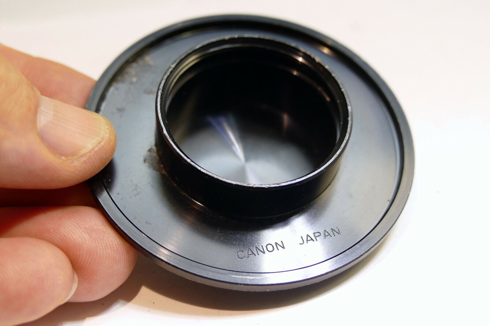 Front CAP for CANON FD-EF lens adapter 1.26X screw in type  34mm OD genuine