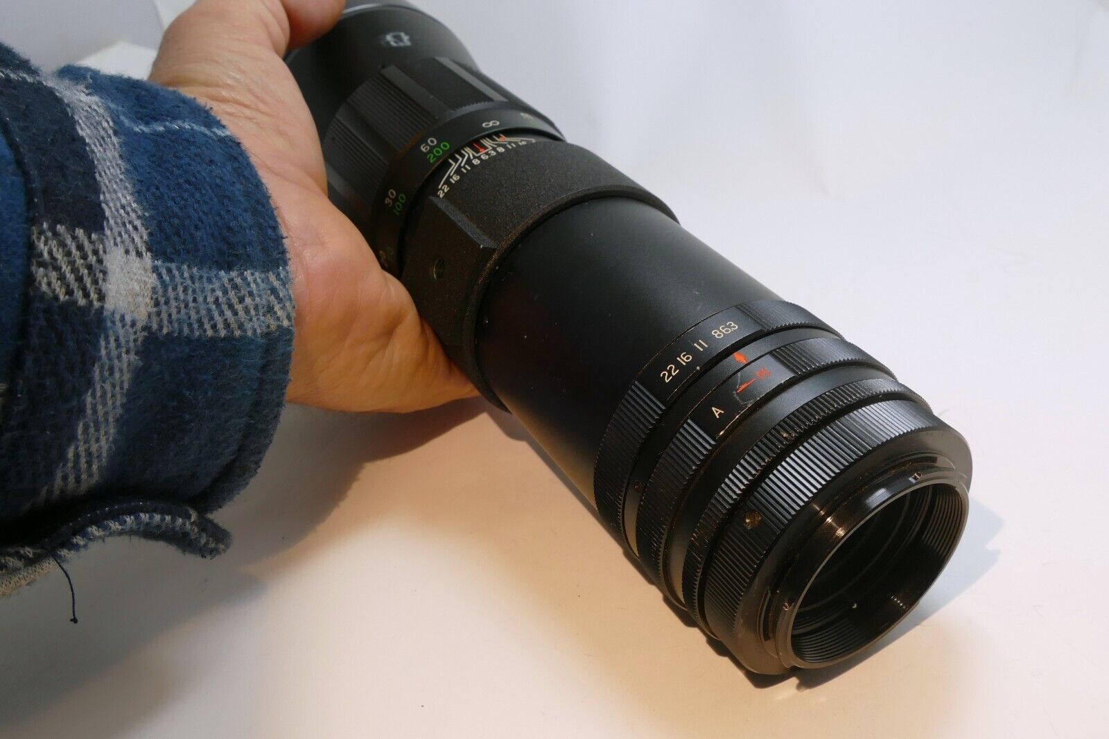 Ricoh Rikenon PK 400mm f6.3 Lens T2 mount - parts or repair - Not working AS IS