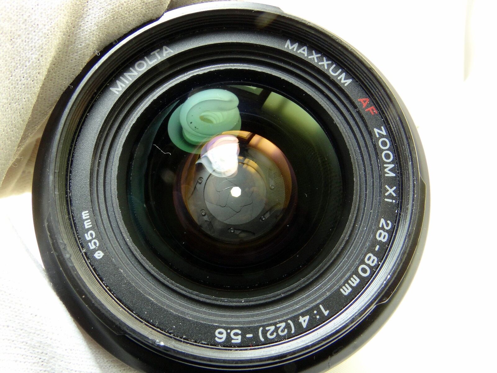 Konica Minolta AF XI 28-80mm f4-5.6 Lens (aperture blades stuck w/ oil) -  Parts