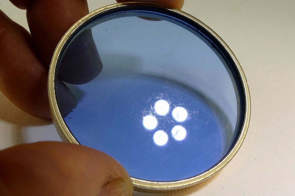 Ednalite Duraklad  Series 7 VII Lens Filter made in USA drop in 80B Light Blue