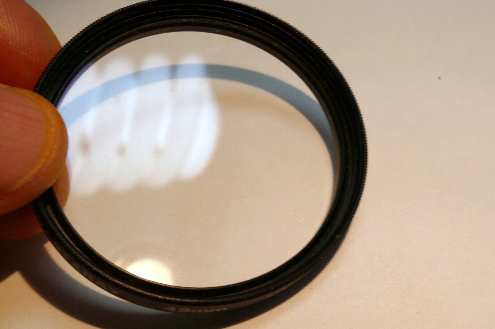 Quantaray 49mm Lens Filter UV threaded screw in type made in Japan