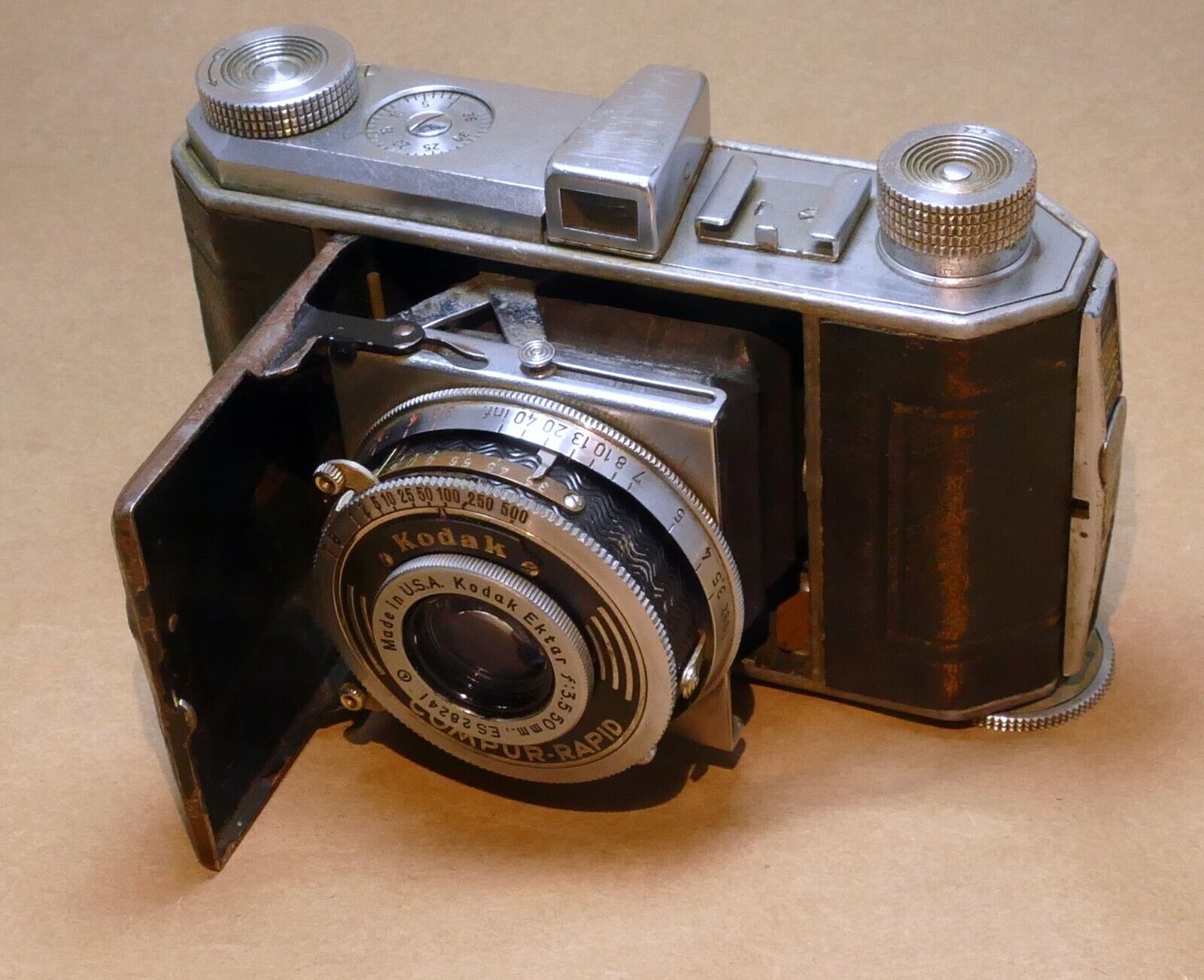 Kodak Retina I Type 126 35mm Rangefinder Camera with Ektar 5cm f/3.5 Lens AS IS