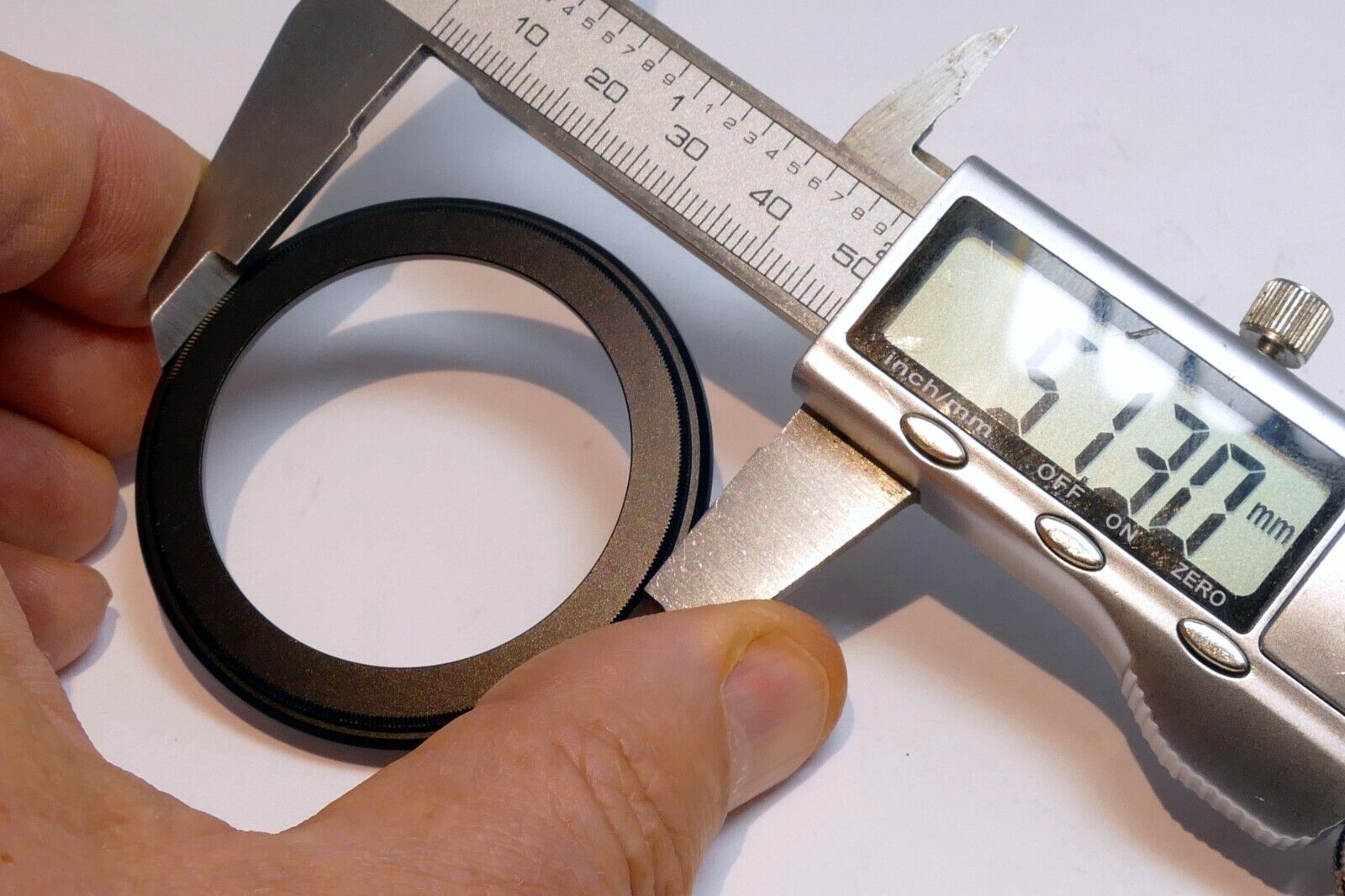 Lens Hood  ring adapter unknown brand  40mm ID 55mm OD