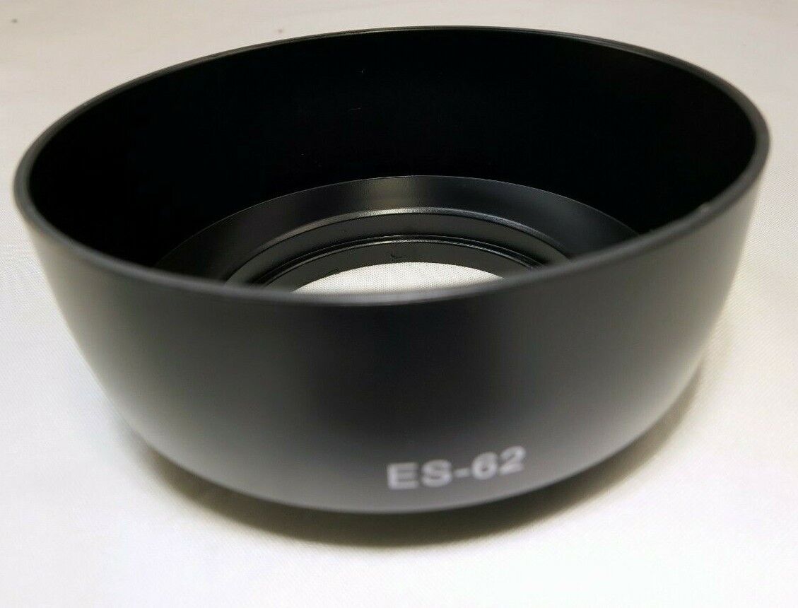 Aftermarket ES-62 52mm Lens hood lens screw in for 50mm f1.8 EF II FD threaded