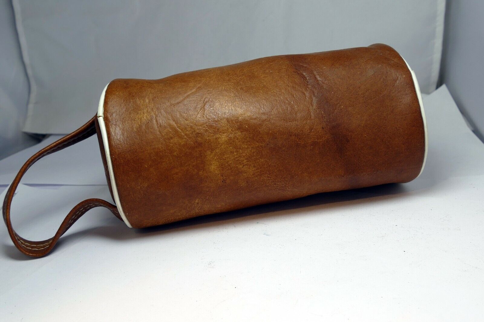 7X3.5" Lens case vintage for 70-300mm 80-200mm f3.5 f3.8 lenses brown