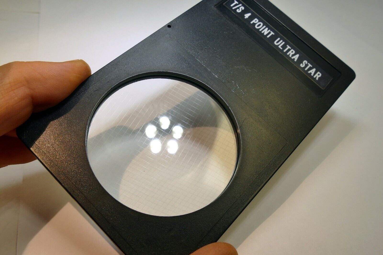 T/S 4-Point Cross Ultra Star CS Lens Filter drop in square 3X3" for Lindahl 