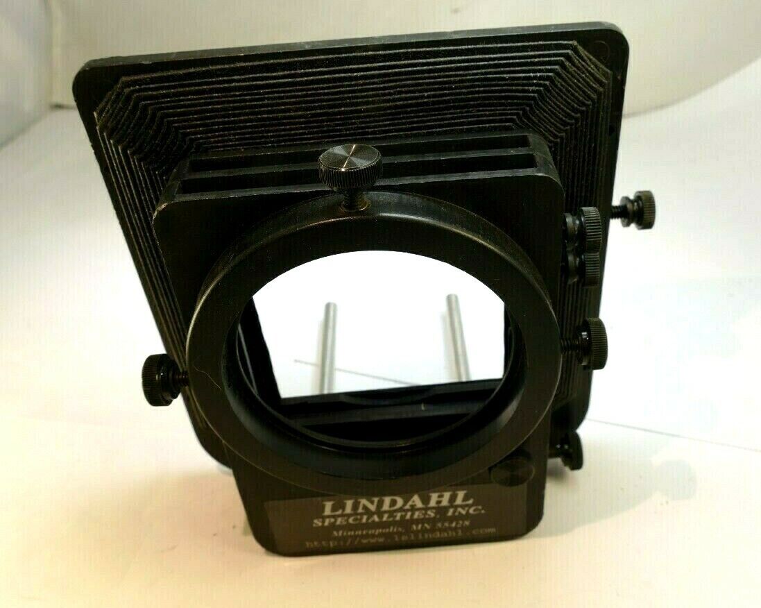 Lindahl Bellows Hood Vignetter System Double Slot 3" square filter