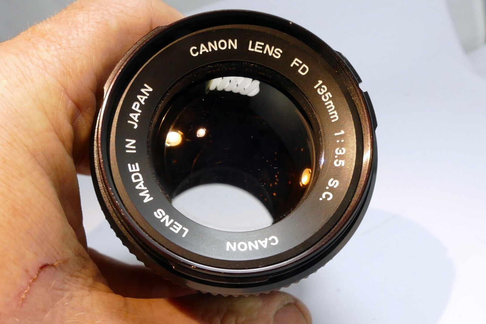 Canon 13mm f3.5 SC FD Lens for manual focus telephoto -   Aperture stuck AS IS