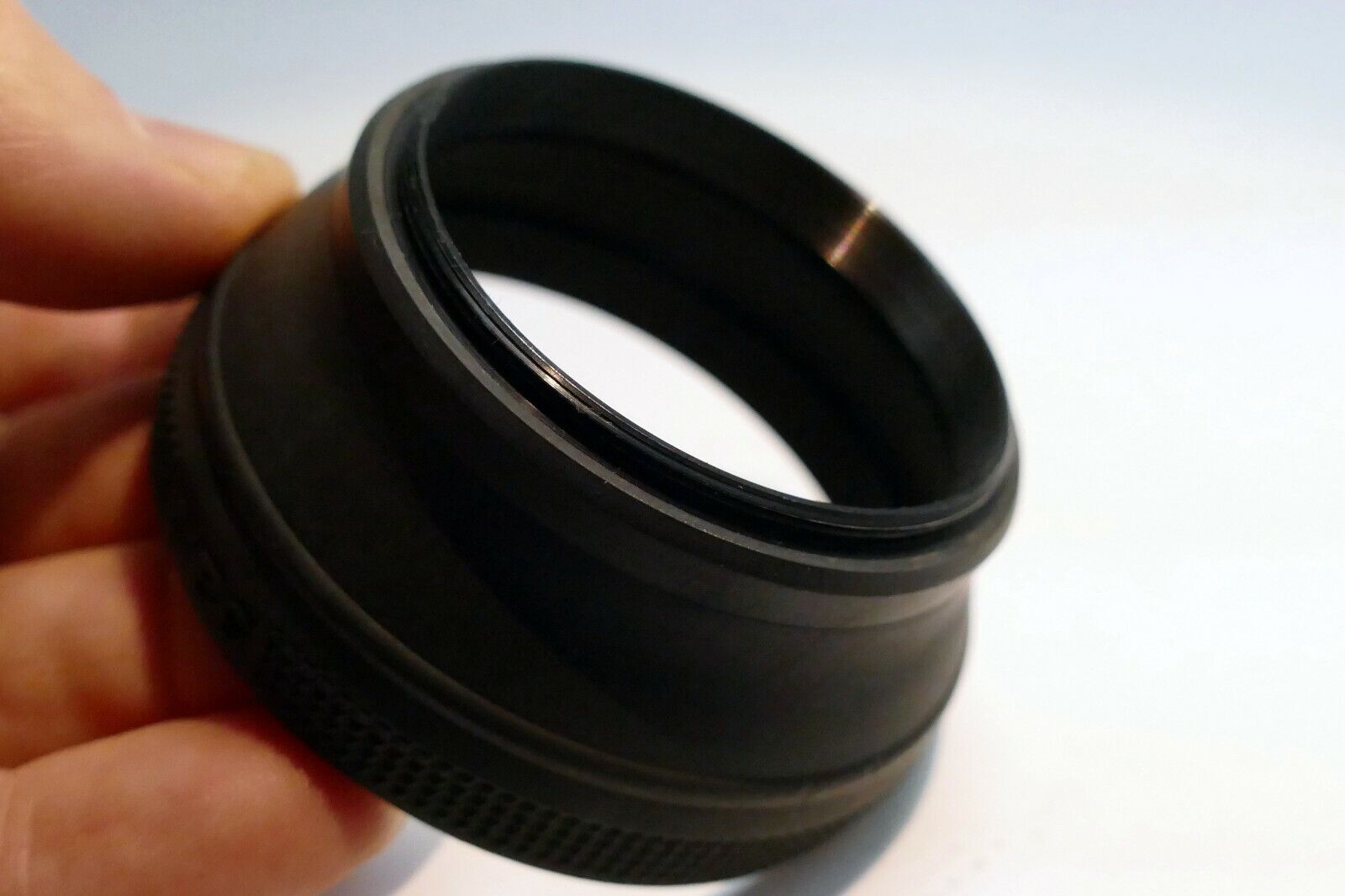 52mm rubber lens hood shade for normal 50mm f1.8 to medium telephoto 85mm f2.8