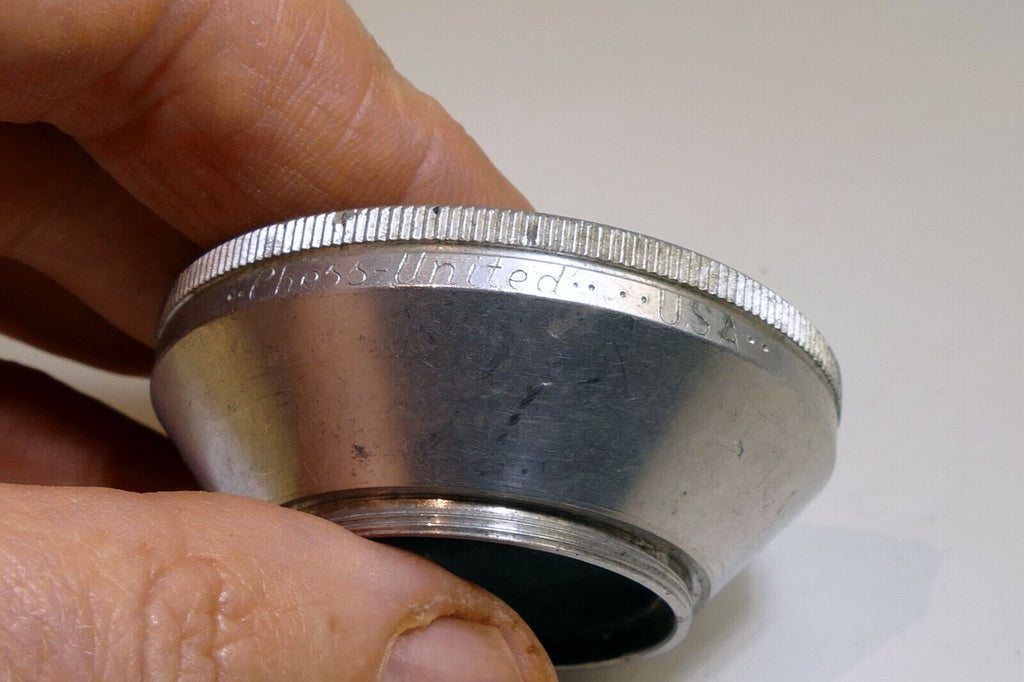 Chess-United 33mm series 5 V Metal Lens Hood Shade screw in for 33.3mm wide angl