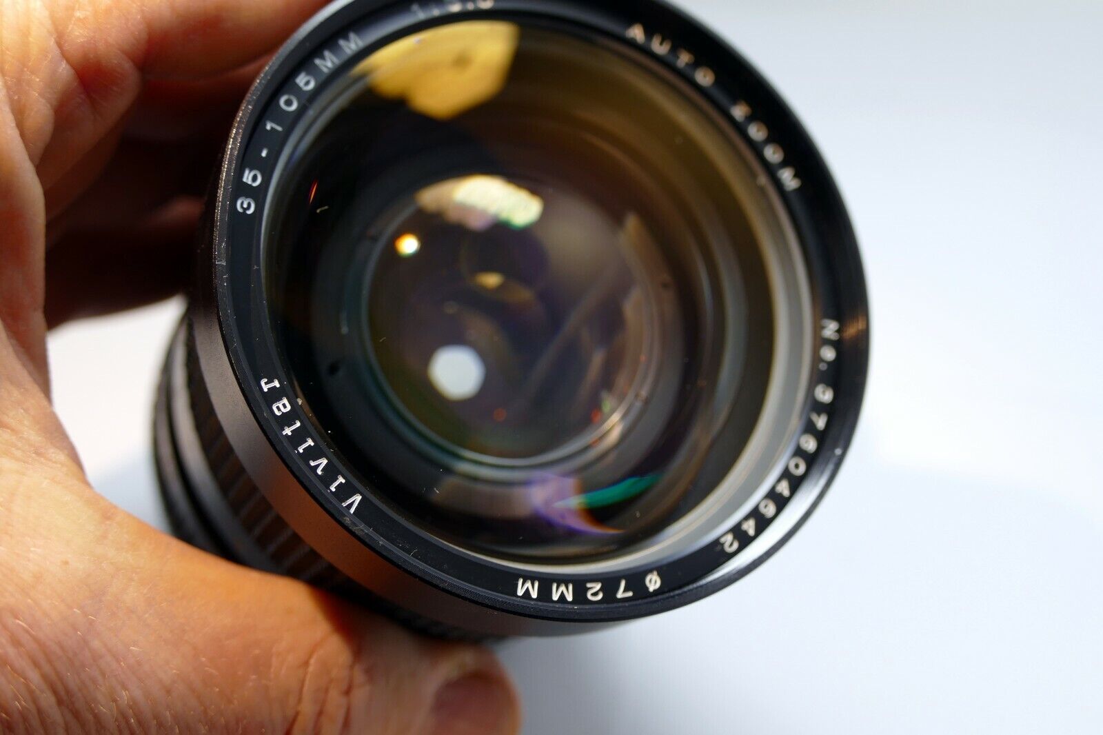 Vivitar 35-100mm f3.5 MC for Minolta manual focus lens (AS IS PARTS or REPAIR)