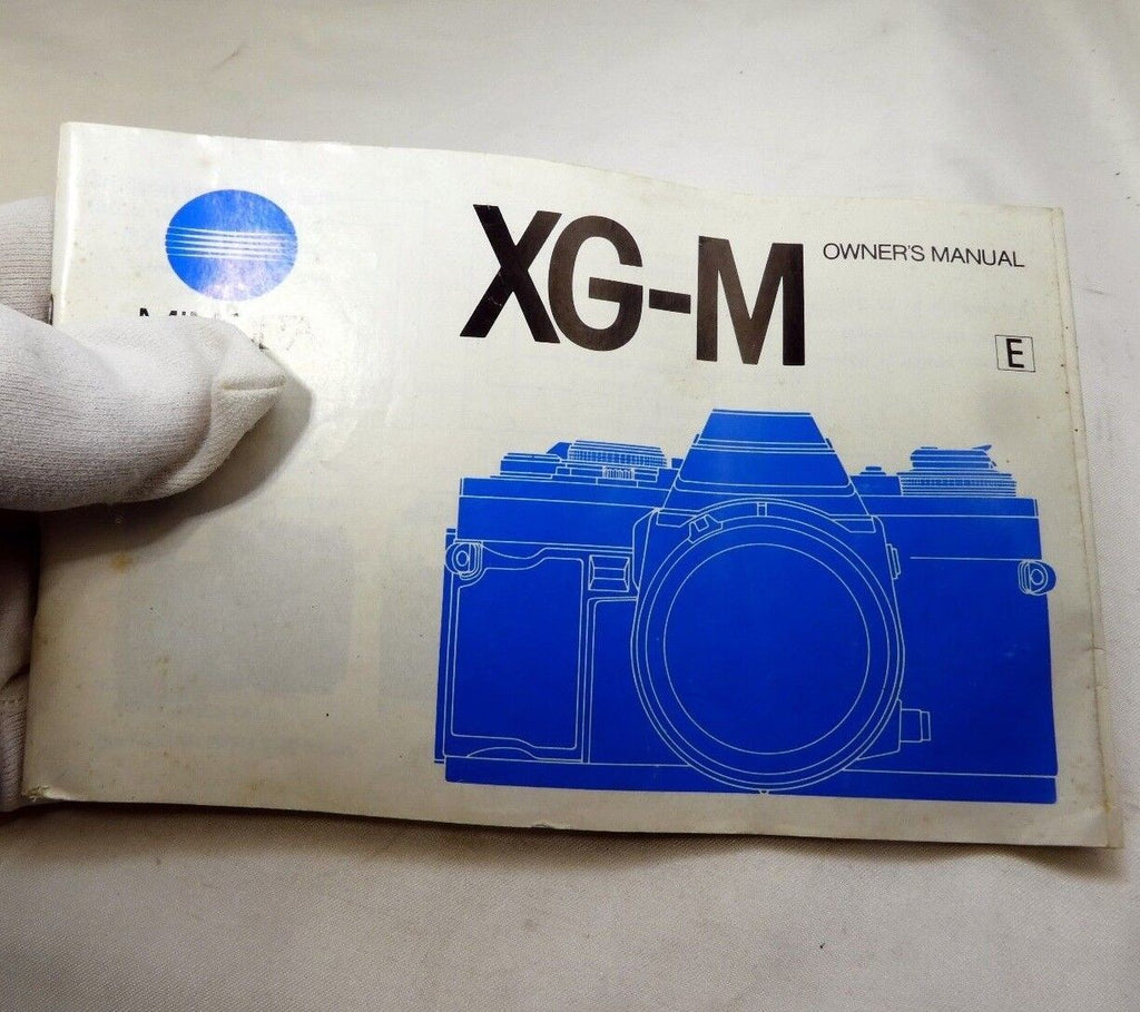 Minolta XG-M camera Instruction Guide Manual English