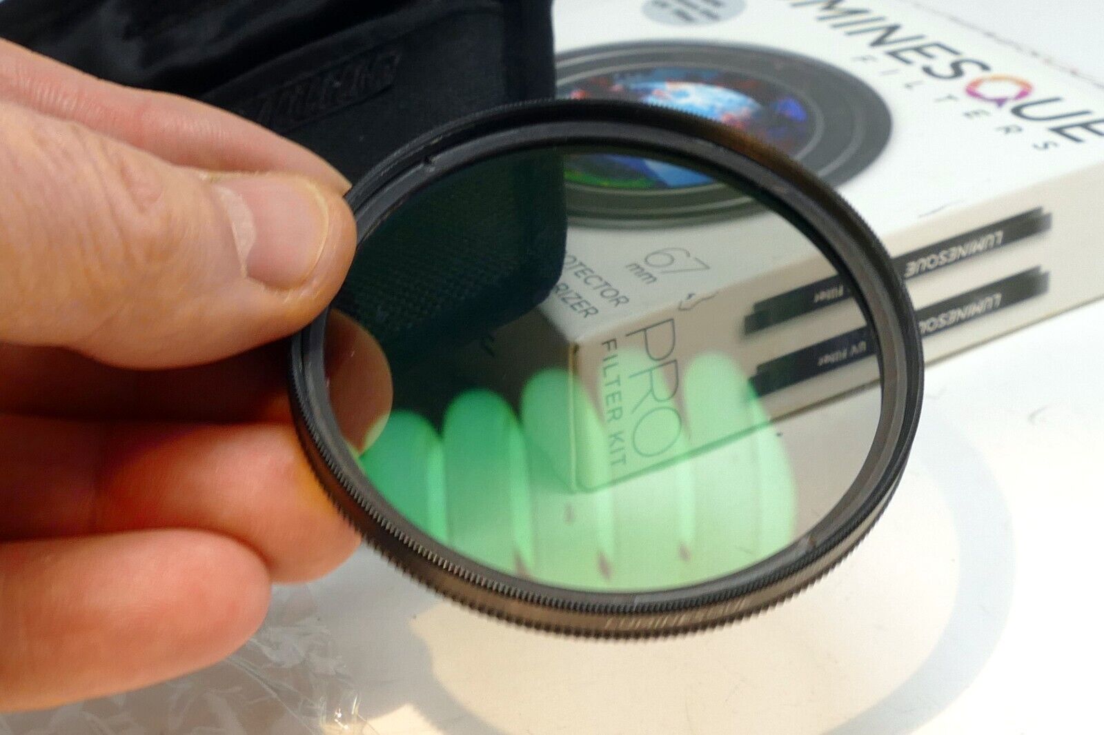 Luminesque 67mm Filter C-PL Circular Polarizer with soft case wallet