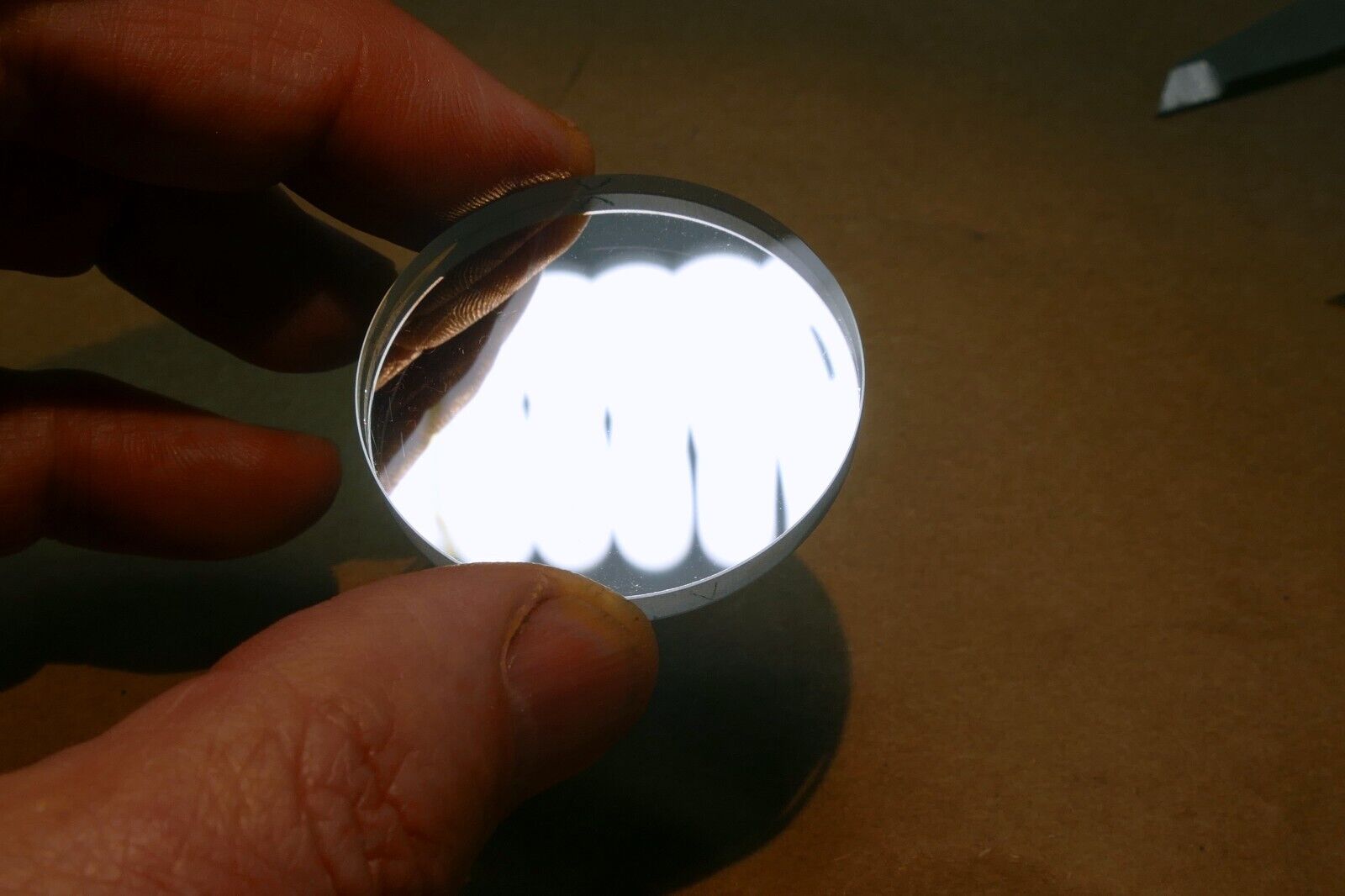 1.6" Diameter 0.2" thick First Surface Mirror Optical flat