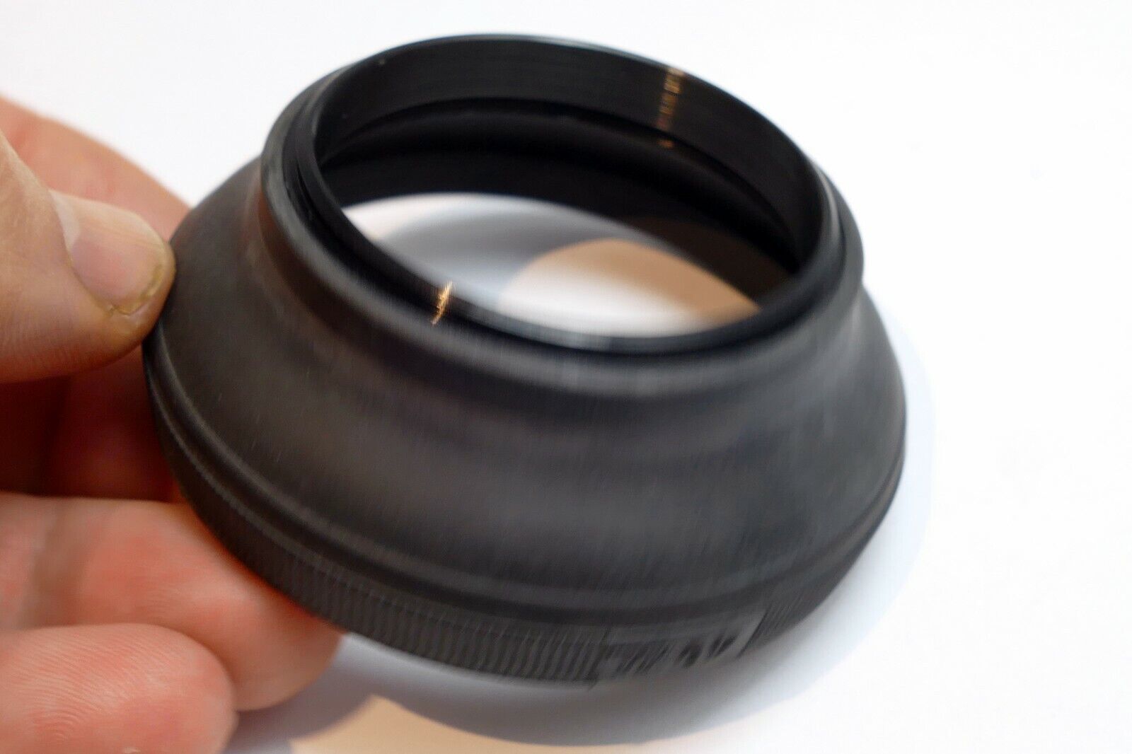 49mm Rubber Collapsible Lens Hood Shade screw in for 50mm f1.7 f1.8 normal