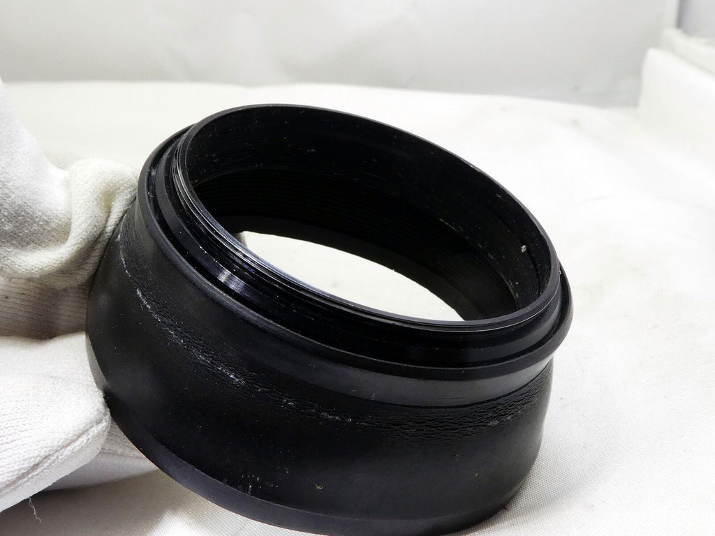 55mm Aetna Rubber Lens Hood Shade double threaded for 50mm f1.8 f2 lenses