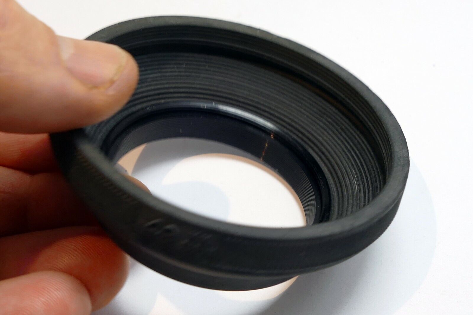 49mm Rubber Collapsible Lens Hood Shade screw in for 50mm f1.7 f1.8 normal
