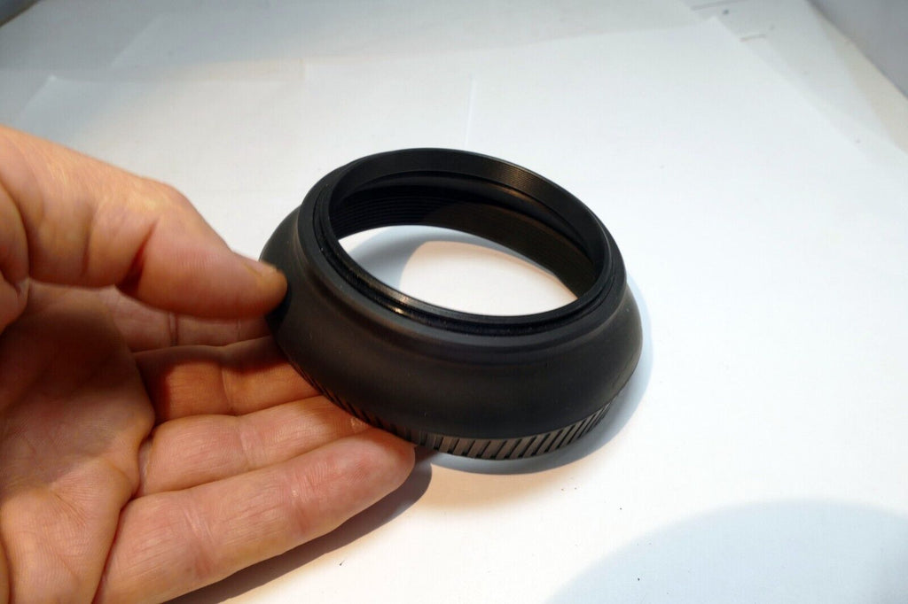 72mm rubber lens hood double threaded  telephoto 300mm (imperfect warped)