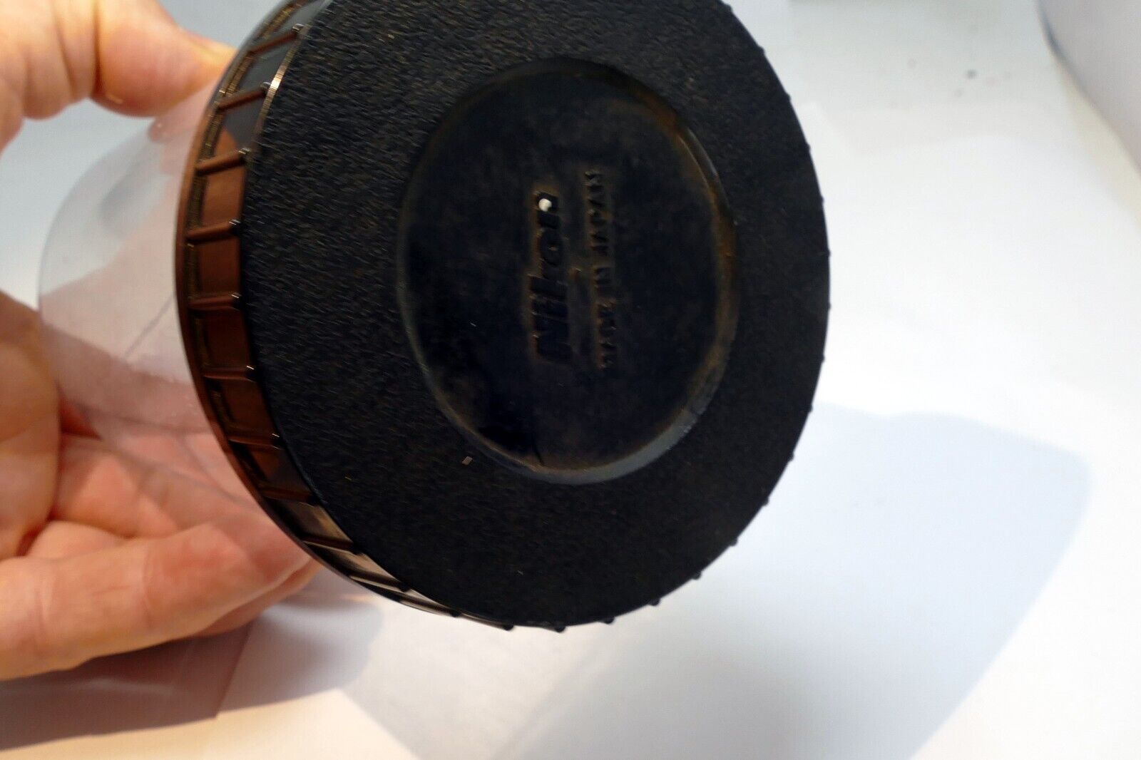 Clear Plastic Protective Case Nikon 85mm f1.8 105mm f2.5 Ai-s Nikkor genuine OEM