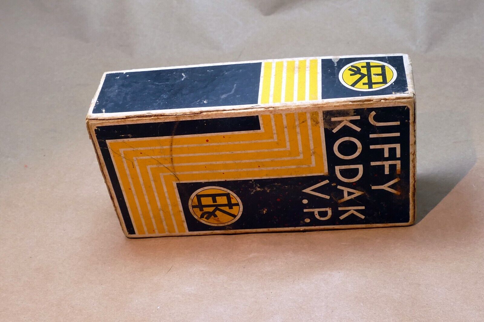 Kodak Empty Box (only ) for Jiffy 127 V.P. camera vintage